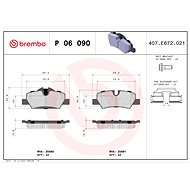 BREMBO Brake pad set P 06 090 - Brake Pads