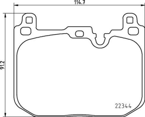 BREMBO Brake pad set P 06 097 - Brake Pads