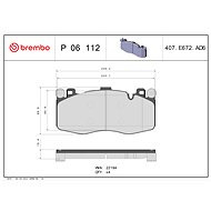 BREMBO Brake pad set P 06 112 - Brake Pads