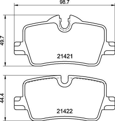 BREMBO Brake pad set P 06 113 - Brake Pads