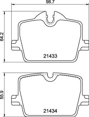 BREMBO Brake pad set P 06 114 - Brake Pads