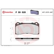 BREMBO Brake pad set P 09 028 - Brake Pads