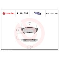 BREMBO Brake pad set P 10 053 - Brake Pads