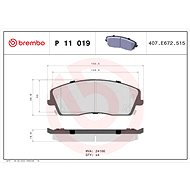 BREMBO Brake pad set P 11 019 - Brake Pads
