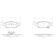 BREMBO Brake pad set P 11 031 - Brake Pads