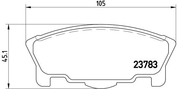 BREMBO Brake pad set P 16 014 - Brake Pads