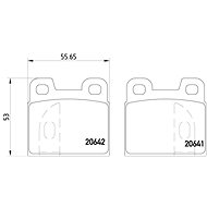 BREMBO Brake pads P 23 004 - Brake Pads