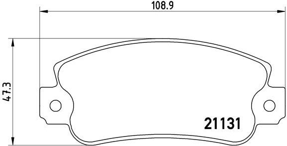 BREMBO Brake pad set P 23 029 - Brake Pads