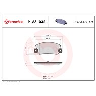 BREMBO Brake pad set P 23 032 - Brake Pads