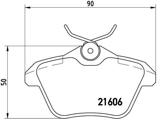 BREMBO Brake pad set P 23 067 - Brake Pads