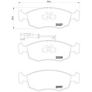 BREMBO Brake pads P 23 076 - Brake Pads