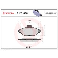 BREMBO Brake pad set P 23 096 - Brake Pads