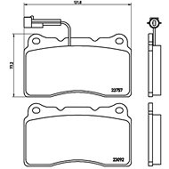 BREMBO Brake pads P 23 115X - Brake Pads