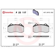 BREMBO Brake pad set P 23 117 - Brake Pads