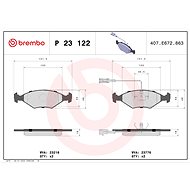BREMBO Brake pad set P 23 122 - Brake Pads