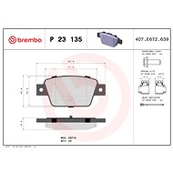 BREMBO Brake pad set P 23 135 - Brake Pads