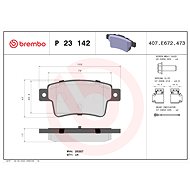 BREMBO Brake pad set P 23 142 - Brake Pads