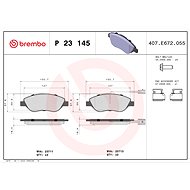 BREMBO Brake pad set P 23 145 - Brake Pads