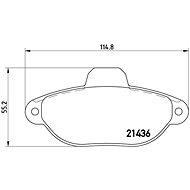 BREMBO Brake pad set P 23 160 - Brake Pads