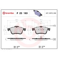 BREMBO Brake pad set P 23 163 - Brake Pads