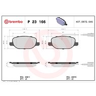 BREMBO Brake pad set P 23 166 - Brake Pads