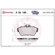 BREMBO Brake pad set P 23 189 - Brake Pads