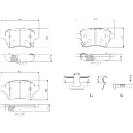 BREMBO Brake pad set P 23 190 - Brake Pads