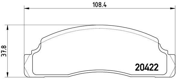 BREMBO Brake pads P 24 009 - Brake Pads