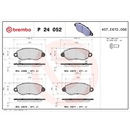 BREMBO Brake pad set P 24 052 - Brake Pads
