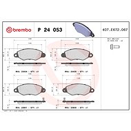 BREMBO Brake pad set P 24 053 - Brake Pads