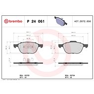 BREMBO Brake pad set P 24 061 - Brake Pads