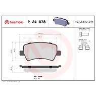 BREMBO Brake pad set P 24 078X - Brake Pads