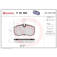BREMBO Brake pad set P 24 084 - Brake Pads
