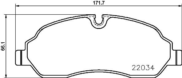 BREMBO Brake pad set P 24 171 - Brake Pads