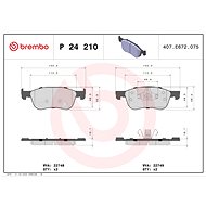 BREMBO Brake pad set P 24 210 - Brake Pads