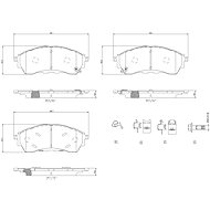 BREMBO Brake pad set P 24 225 - Brake Pads