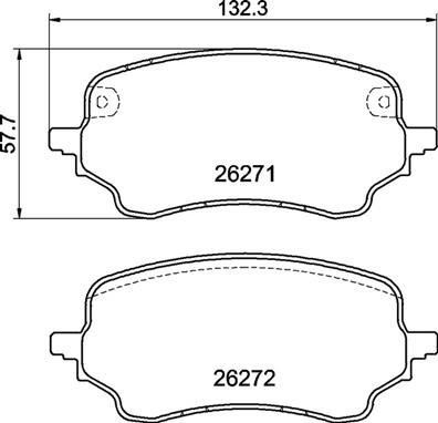 BREMBO Brake pads P 24 236 - Brake Pads
