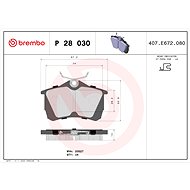 BREMBO Brake pad set P 28 030 - Brake Pads