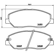 BREMBO Brake pad set P 30 036 - Brake Pads