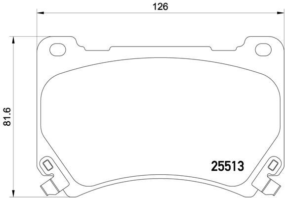 BREMBO Brake pads P 30 052 - Brake Pads