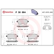 BREMBO Brake pad set P 30 064 - Brake Pads