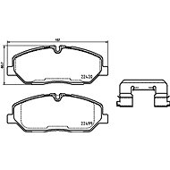 BREMBO Brake pad set P 30 084 - Brake Pads