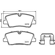 BREMBO Brake pad set P 30 085 - Brake Pads