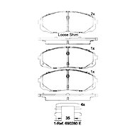 BREMBO Brake pad set P 30 095 - Brake Pads