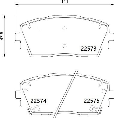 BREMBO Brake pad set P 30 115 - Brake Pads