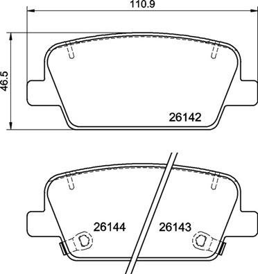 BREMBO Brake pad set P 30 118 - Brake Pads