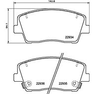 BREMBO Brake pad set P 30 119 - Brake Pads