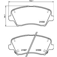 BREMBO Brake pad set P 30 123 - Brake Pads