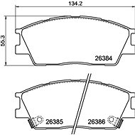 BREMBO Brake pads P 30 126 - Brake Pads