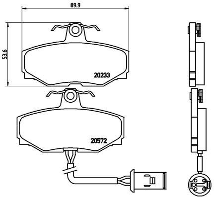 BREMBO Brake pads P 36 006 - Brake Pads